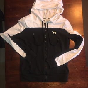 Victoria Secret PINK long sleeve zip up hoodie
